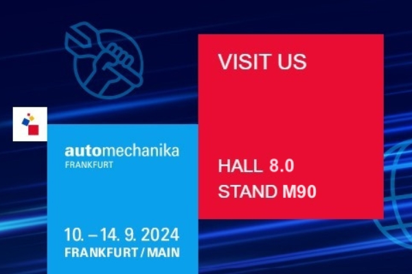 Venite a trovarci ad Automechanika Francoforte 2024